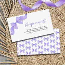 Paarse Strik Coquette Bruidsfeest Recept Verzoek