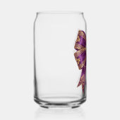 paarse strik stijl blikvorm glas (Rechts)