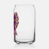 paarse strik stijl blikvorm glas (Links)
