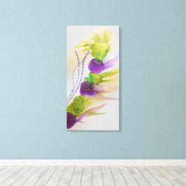 Paarse Strikes 16"x 32"Canvasdruk Canvas Afdruk