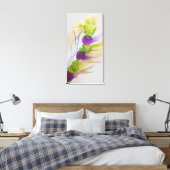 Paarse Strikes 16"x 32"Canvasdruk Canvas Afdruk (Insitu (Slaapkamer))