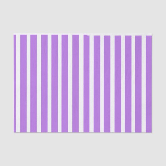 Paarse Stripe Party Gift Tissuepapier (Voorkant)