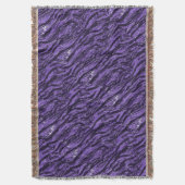 Paarse Striped Camo Deken (Voorkant Verticaal)