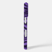 Paarse Striped Camo Phone Case (Achterkant / Rechts)