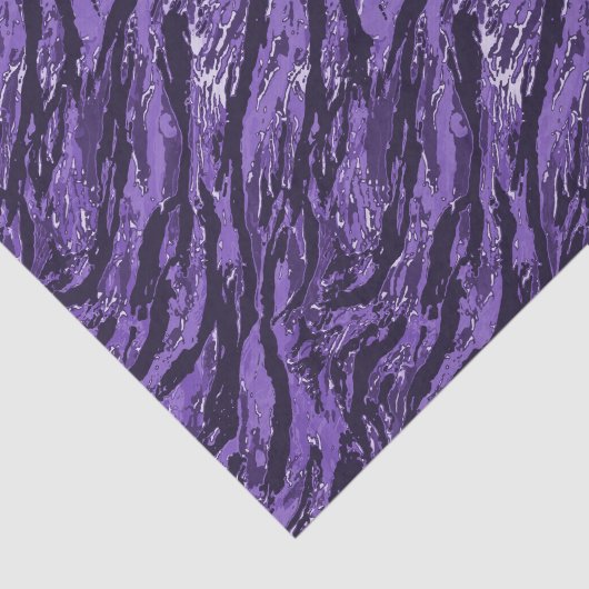 Paarse Striped Camo Tissuepapier (Detail)