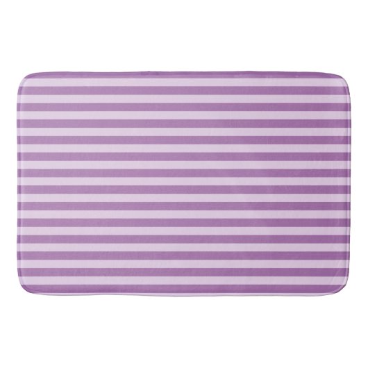 Paarse Stripes Bath Mat (Voorkant)
