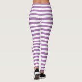 Paarse Stripes-Leggings Leggings (Achterkant)