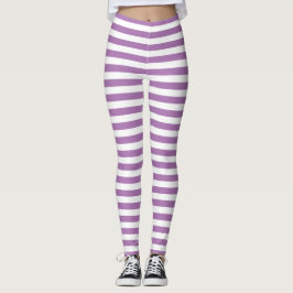Paarse Stripes-Leggings Leggings