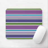 Paarse Stripes Mousepad Muismat (Met muis)