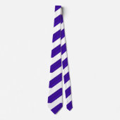 Paarse Stripey Necktie Stropdas (Voorkant)