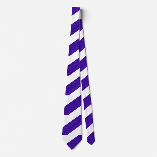 Paarse Stripey Necktie Stropdas (Voorkant)