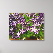 Paarse strippinda's canvas afdruk (Voorkant)