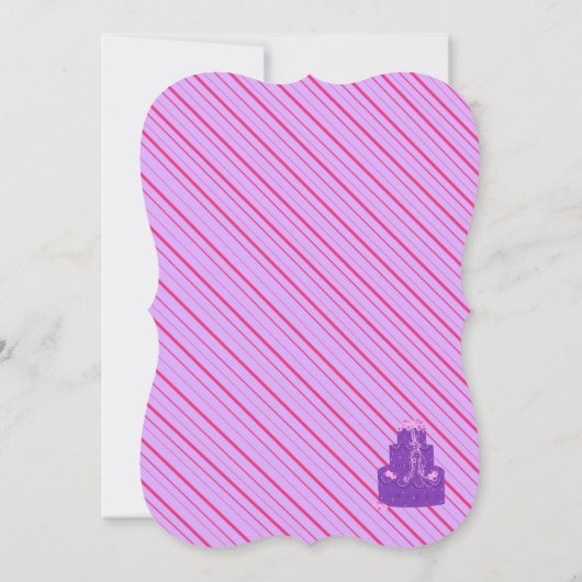 Paarse strips en uitnodiging tot het indienen van  (Achterkant)