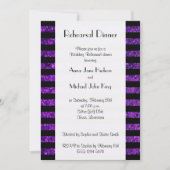 Paarse strips, glazige strips, repetitief diner kaart (Voorkant)