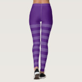 Paarse strips leggings (Achterkant)