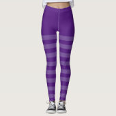 Paarse strips leggings (Voorkant)