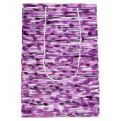 Paarse strips voor Abstracte Waterverf Medium Cadeauzakje (Achterkant)