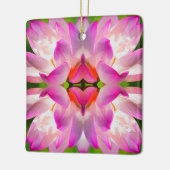 PAARSE STROOM - fractale kunst - Keramisch Ornament (Links)