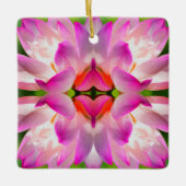 PAARSE STROOM - fractale kunst - Keramisch Ornament (Voorkant)