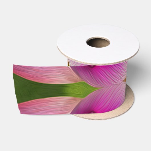 PAARSE STROOM - fractale kunst - Satijnen Lint (Spoel)