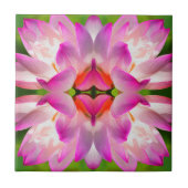PAARSE STROOM - fractale kunst - Tegeltje (Voorkant)