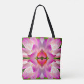 PAARSE STROOM - fractale kunst - Tote Bag (Achterkant)