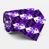 Paarse Stropdas van de vlag van Maryland (Opgerold)