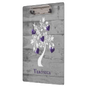 Paarse structuur van het persoonlijke klembord (Links)