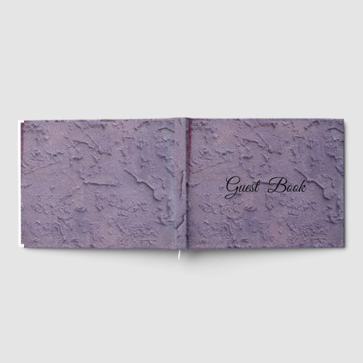 Paarse stucwerk gastenboek (Volledig)