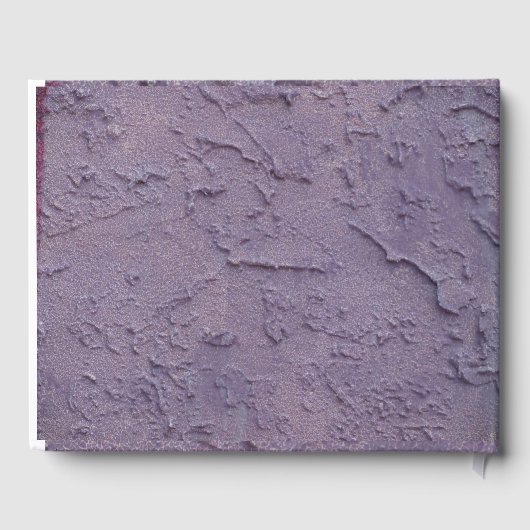 Paarse stucwerk gastenboek (Achterkant)