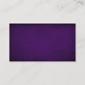  Paarse Studio Portret Fotograaf Visitekaartje (Achterkant)