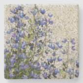 Paarse subalpine Lupine Floral Stenen Onderzetter (Voorkant)