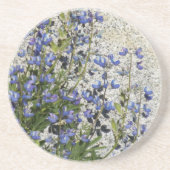 Paarse subalpine Lupine Floral Zandsteen Onderzetter (Voorkant)