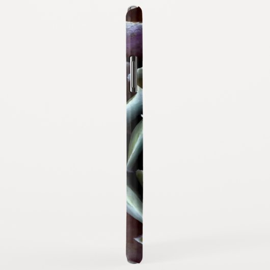 Paarse Succulent Close-up Case-Mate iPhone Case (Achterkant/rechts)