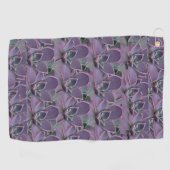 Paarse Succulent Golfhanddoek (Horizontaal)