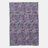 Paarse Succulent Theedoek (Verticaal)