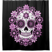 Paarse Suikerhuid Douchegordijn (Voorkant)