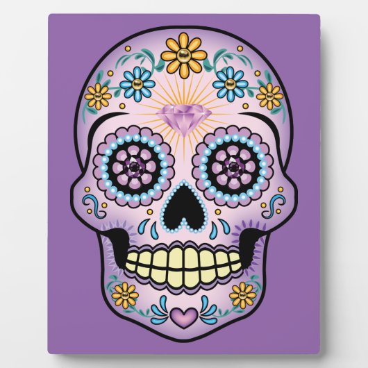 Paarse Suikerhuid Fotoplaat (Voorkant)