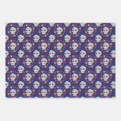 Paarse Suikerhuid Inpakpapier Vel (Voorkant)