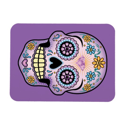 Paarse Suikerhuid Magneet (Horizontaal)