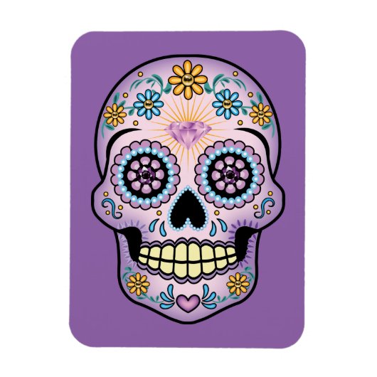 Paarse Suikerhuid Magneet (Verticaal)