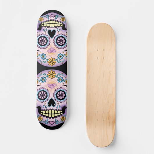 Paarse Suikerhuid Skateboard (Voorkant)