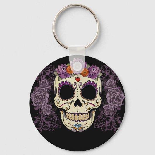 Paarse Suikerhuid Sleutelhanger (Voorkant)