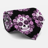 Paarse Suikerhuid Stropdas (Opgerold)