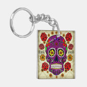 Paarse suikerriet Dag van de Sleutelhanger (Voorkant Links)