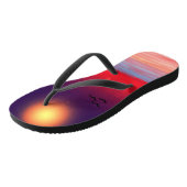 Paarse Summer Beach Blazing Sun Teenslippers (Schuin)