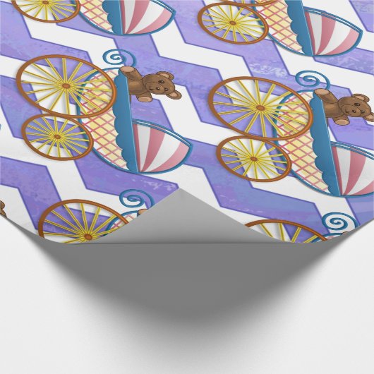 Paarse Sun Baby Stuff Cadeaupapier (Hoek)