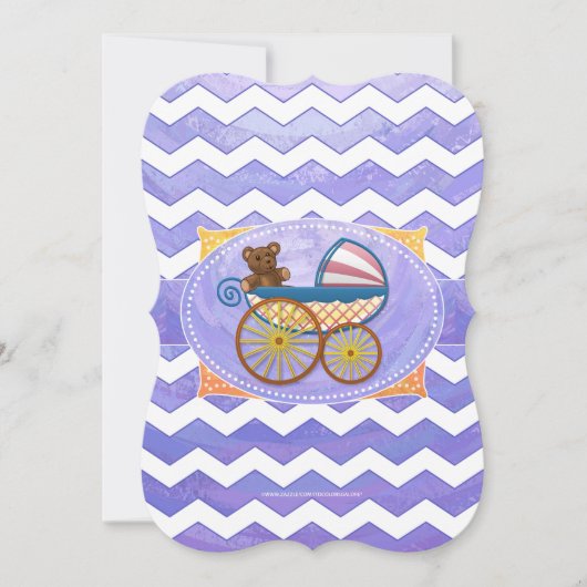 Paarse Sun Baby Stuff Kaart (Voorkant)