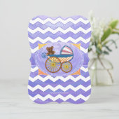 Paarse Sun Baby Stuff Kaart (Staand voorkant)