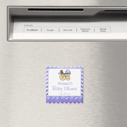 Paarse Sun Baby Stuff Magneet (Insitu (Vaatwasser))